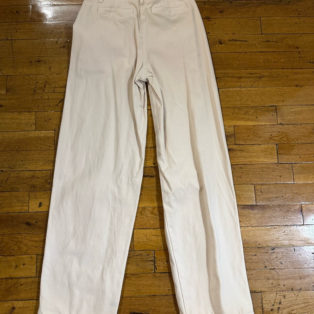 Women’s Cream Pants - Picture 2 of 2